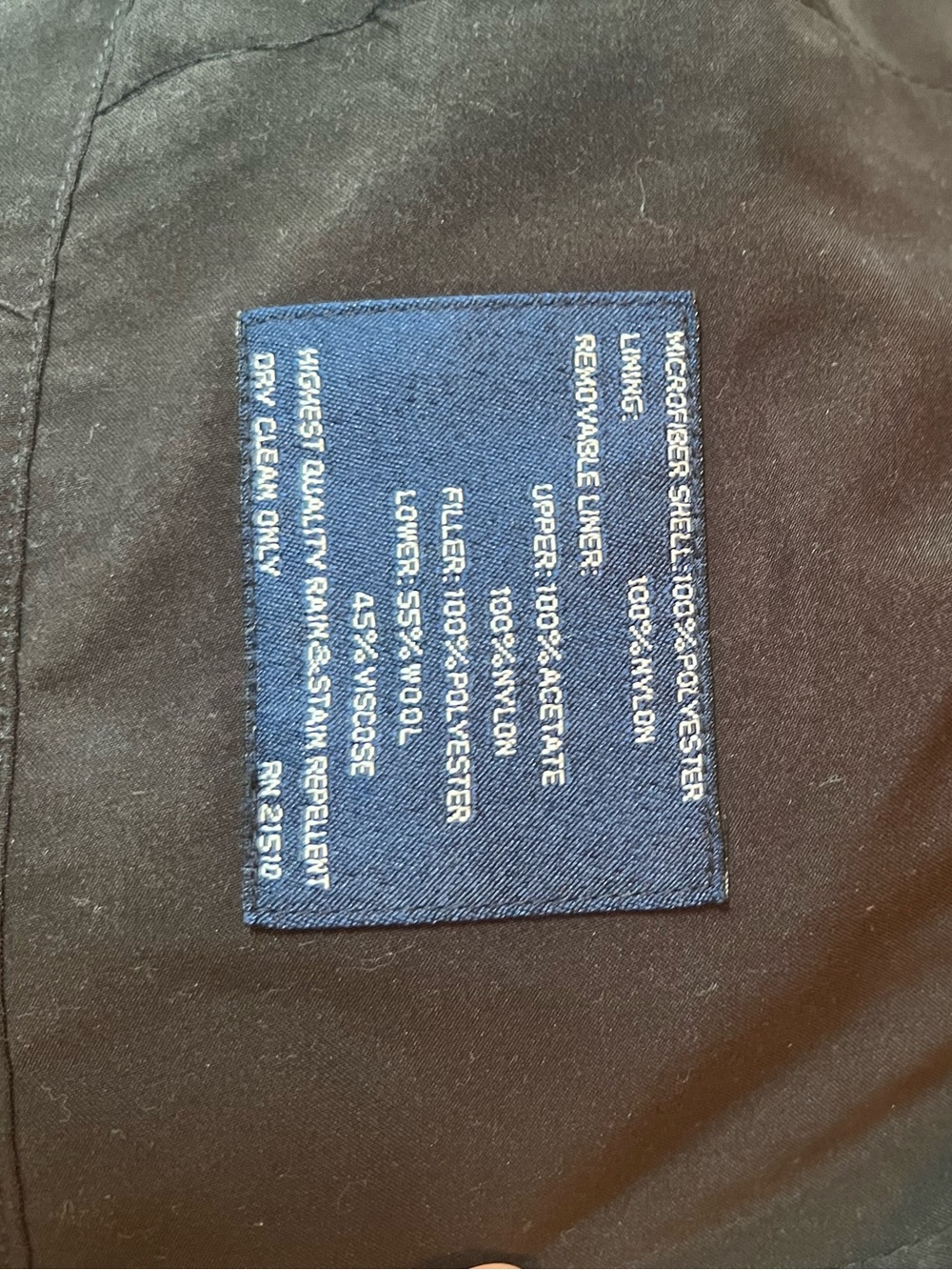 Ralph Lauren Black Double-Breasted Trench Coat - Picture 3 of 8